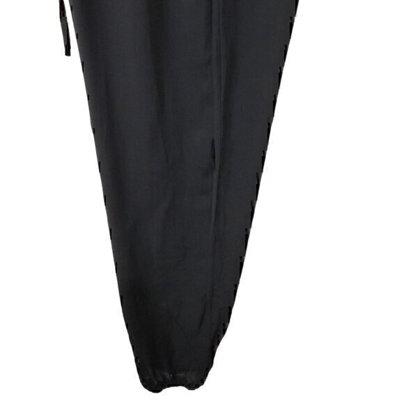 Theory Silk Jumpsuit Overalls Sleeveless L Black - Picture 6 of 9